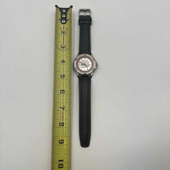 DALE EARNHARDT 3 NASCAR COLLECTIBLE WRIST WATCH LEATHER BAND - Picture 5 of 5